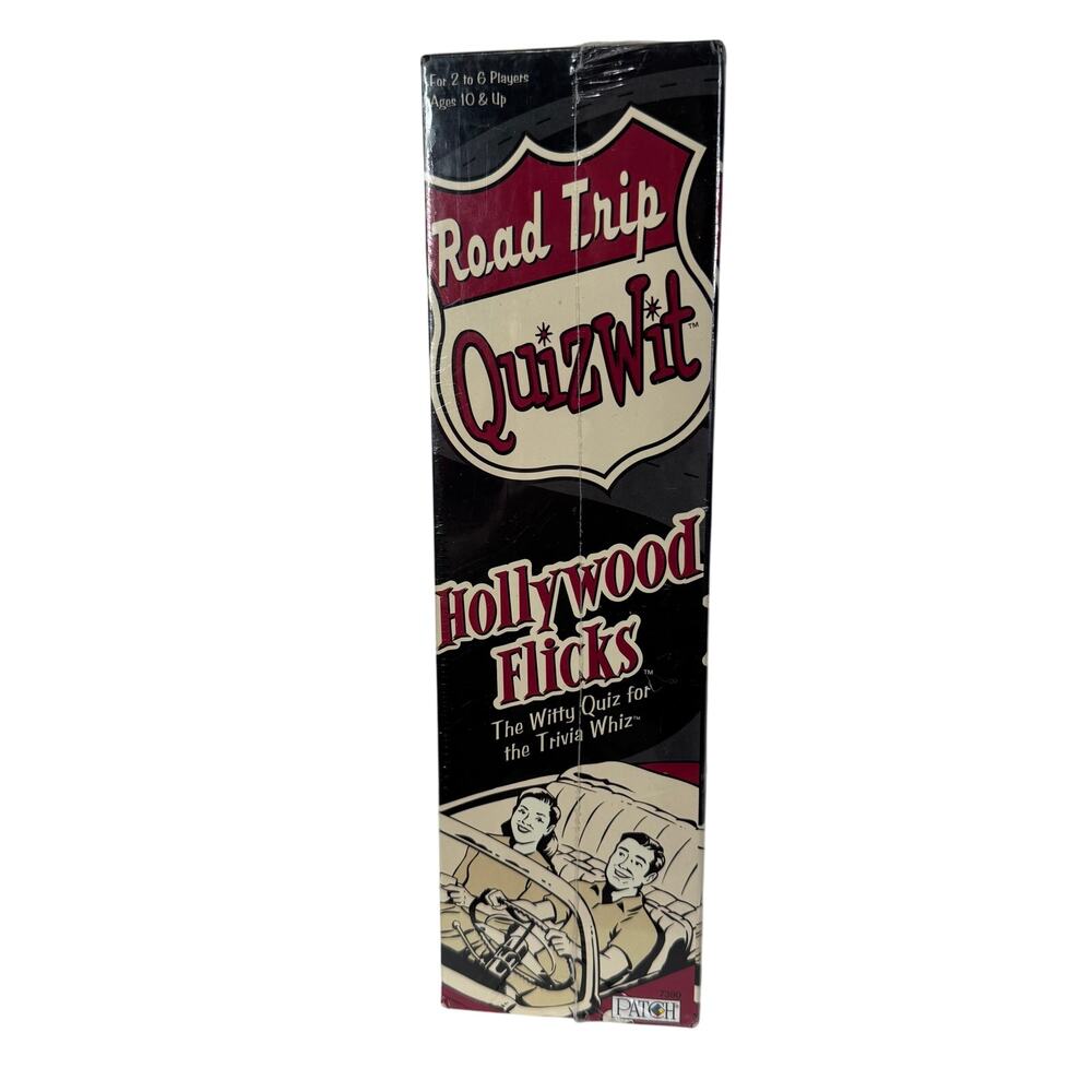 5 for $25| Road Trip QUIZWIT Hollywood Flicks Trivia Game Sealed Brand New